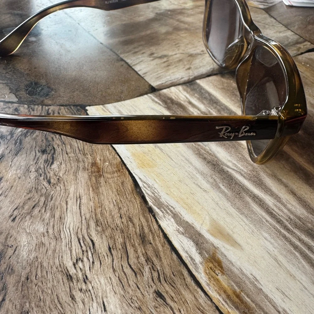 Ray-Ban Tortoise Sunglasses with Orange Case
